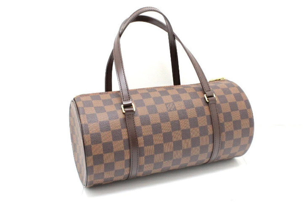 Louis Vuitton Clutch Papillon handbag Damier Pouch Brown